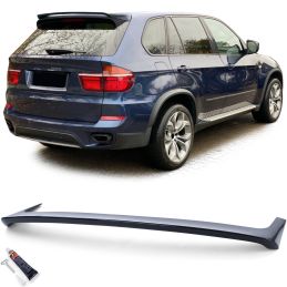 Becquet aileron pour BMW X5 E70 noir verni