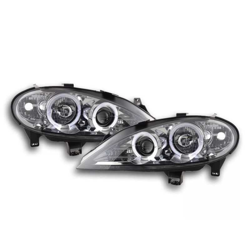 Angel eyes headlights for Renault Megane Chrome