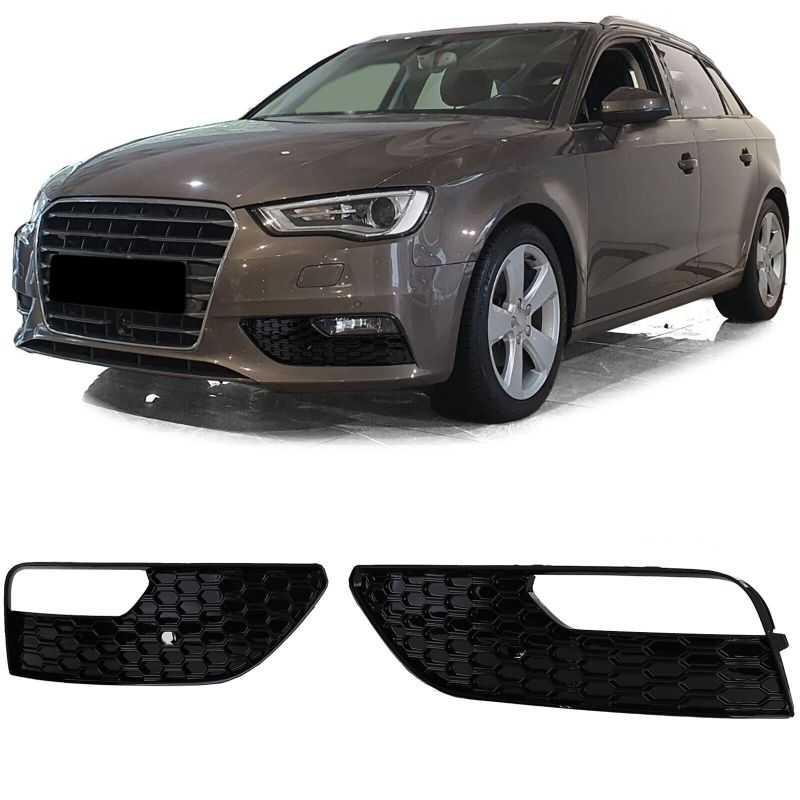 RS Fog Lights for Audi A3 2012-2016 - Black