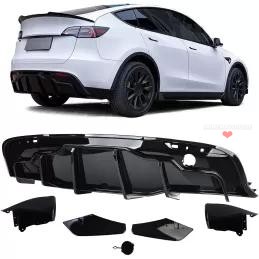 Rear bumper diffuser for Tesla Model Y