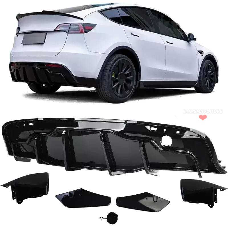 Achterbumper diffuser voor Tesla Model Y