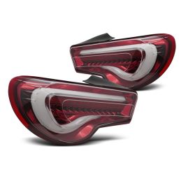 LED tail lights for Toyota GT86 2012-2021 - Red white