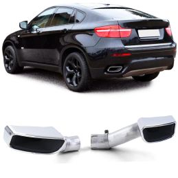 Terminali di scarico per BMW X6 E71 sport look 2008-2014