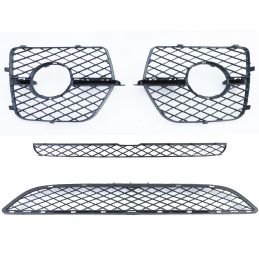 Kit grilles de pare-chocs avant BMW X6 2006-2014 nid d'abeille