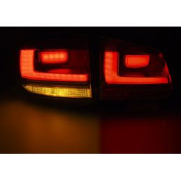 LED tail lights for VW Tiguan 2007-2011 - Smoked Red