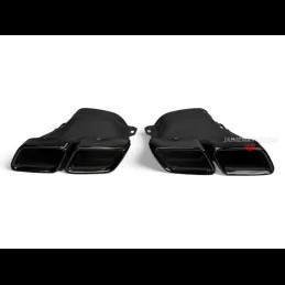 Mercedes S-Class Coupé Cabriolet C217 A217 black end caps diffuser kit