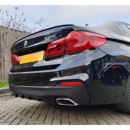 BMW 5er G30 M-Look-Paket PERFORMANCE Heckstossstangen-Diffusor