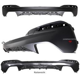 Rear bumper diffuser BMW 5 Series G30 Pack M look PERFORMANCE