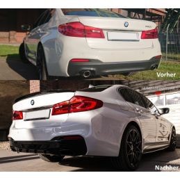 Rear bumper diffuser BMW 5 Series G30 Pack M look PERFORMANCE