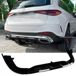 High-gloss black rear diffuser for Mercedes GLC X254 C254 pack AMG