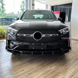 Svart högglansig frontspoiler till Mercedes GLC X254 C254 AMG Line