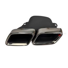 C63 AMG diffuser voor Mercedes C-Klasse 2014-2021 niet-AMG model - CHROME