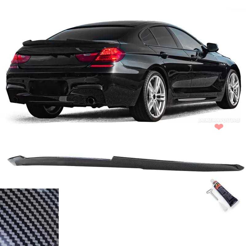 Becquet Style Carbone pour BMW Série 6 F06 Gran Coupé 2012-2017