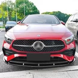 schwarz glänzende Frontklinge im Sport-Look für Mercedes A-Klasse W177