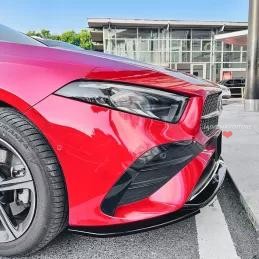 Gloss black front lip in Sport look for Mercedes A-Class W177