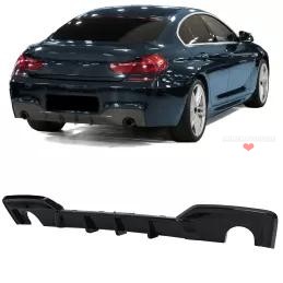 Achterste diffuser in hoogglans zwart voor BMW 6 Reeks F12 F13 F06 640d 640i (2011-2018)