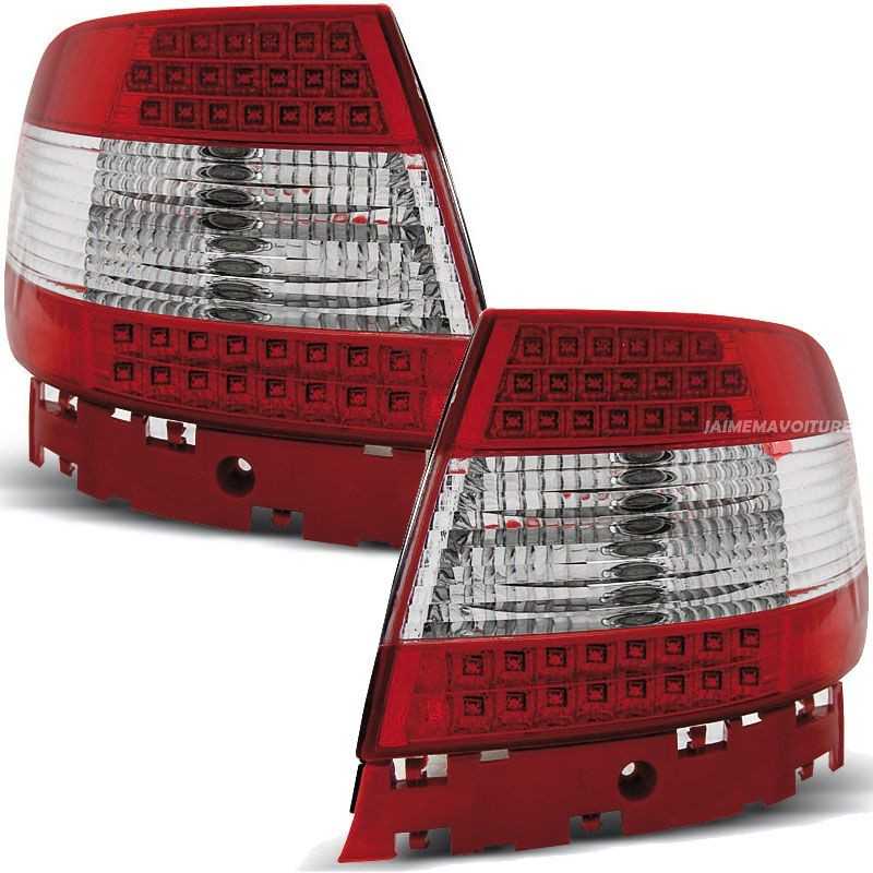 for Audi A4 B5 rear Led Crystal lights