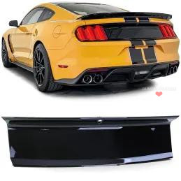 Gloss black kofferdekselbekleding voor Ford Mustang 6 Coupé Cabriolet 2014 - 2017