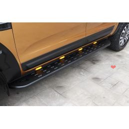 Marche pied noir pour Ford Ranger Raptor Wildtrack 2012-2017