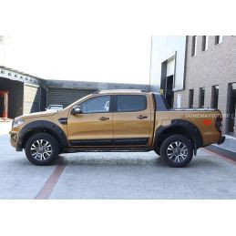 Marche pied noir pour Ford Ranger Raptor Wildtrack 2012-2017