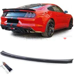 Gloss Black Sport Performance bakspoiler för Ford Mustang Coupe 2014-2020