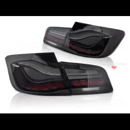 OLED Tail Lights with Dynamic Turn Signal for BMW 5 Series F10 - Smoked