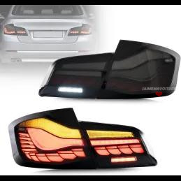 OLED Tail Lights with Dynamic Turn Signal for BMW 5 Series F10 - Smoked