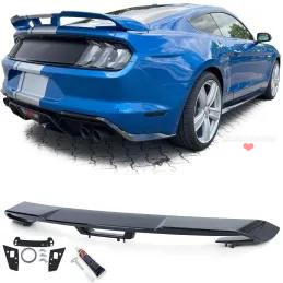 Glansig svart Sport Performance-spoiler för Ford Mustang Coupé 2014-2020