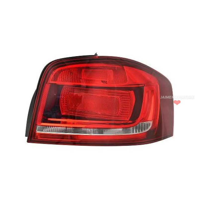 Achterlicht rechts voor Audi A3 8P 2008-2012 - 3 deuren