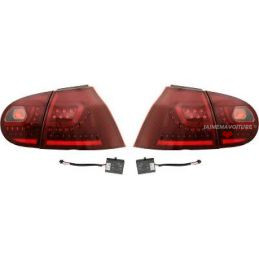 Feux arrières led pour Golf 5 look Golf 6