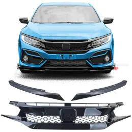 Type R Honeycomb Grille Black Gloss for Honda Civic FK 2016-2020