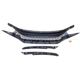 No Logo Black Sport Grille voor Honda Civic FK 2016-2020