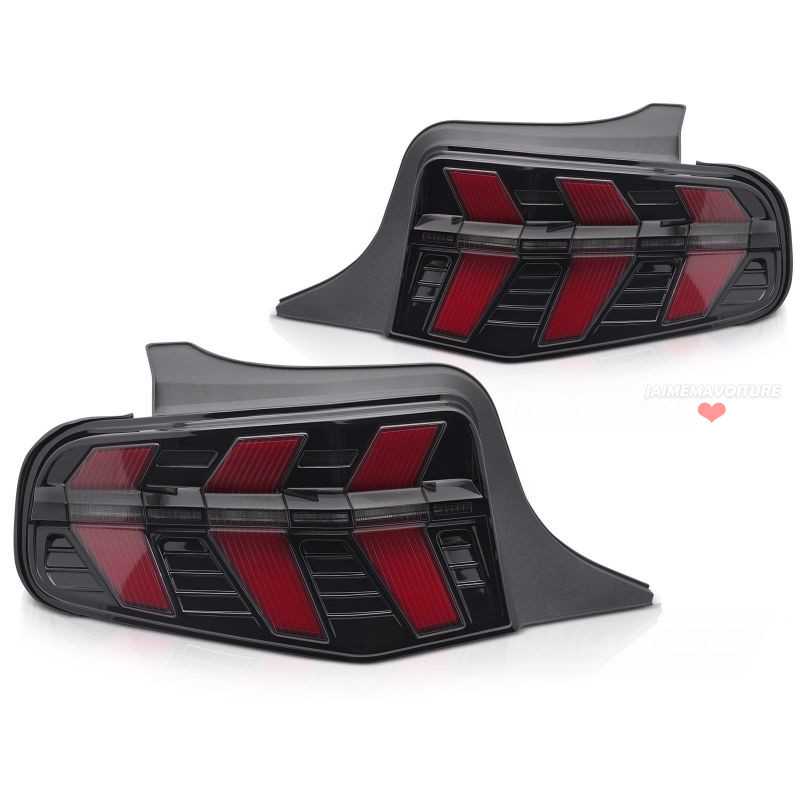 LED tail lights for Ford Mustang 2010-2013 - Black