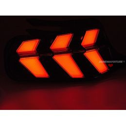 LED-achterlichten voor Ford Mustang 2010-2013 - Zwart