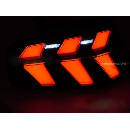 LED-achterlichten voor Ford Mustang 2010-2013 - Zwart