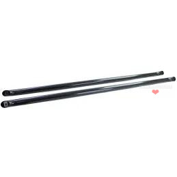 Peldaño de tubo negro para VW Transporter, Multivan T5, T6 T6.1