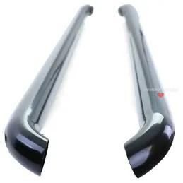 Marche pieds tube noir pour VW Transporter, Multivan T5, T6 T6.1