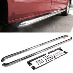 Marche pieds tube chrome pour VW Transporter, Multivan T5, T6 T6.1