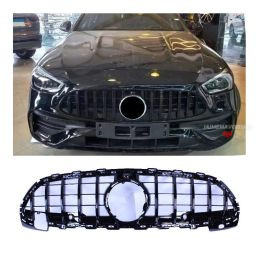 Svart panamericana-grill till Mercedes C-klass W206 AMG-LINE