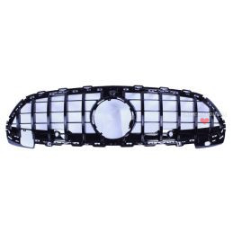 Zwarte panamericana grille voor Mercedes C-klasse W206 AMG-LINE