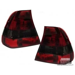 E46 Compact luci posteriori in cristallo Rosso nero