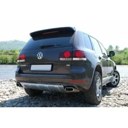 Dubbele uitlaatpijpen VW Touareg aluminium uitlaatsysteem chroom