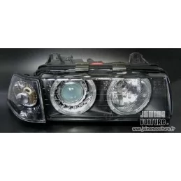 eyes BMW E36 sedán negro DEPO
