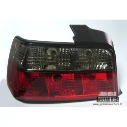 BMW E36 Crystal black red rear lights