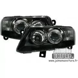 Faros Angel eyes Audi A6 frentes