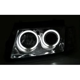 Frontkoplampen angel eyes CCFL VW Passat 3B Chroom