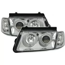 Frontkoplampen angel eyes CCFL VW Passat 3B Chroom