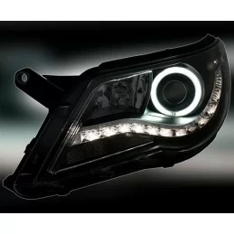 Front headlights angel eyes CCFL LED VW Tiguan black price