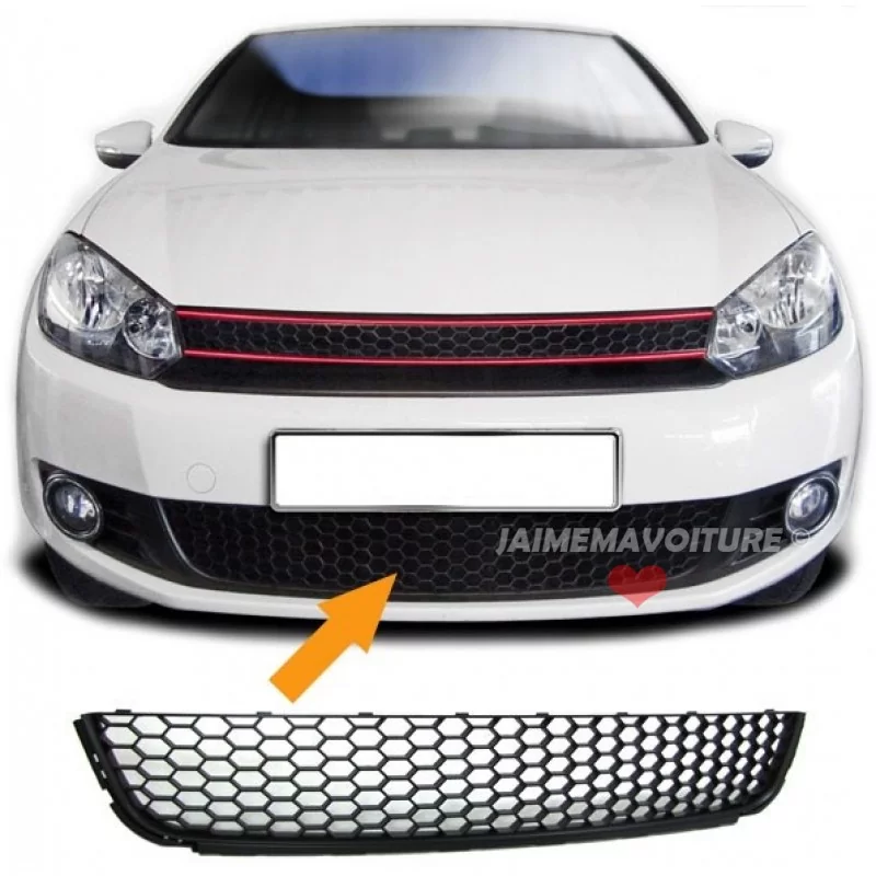 Rejilla inferior de paragolpes Golf 6 Gti