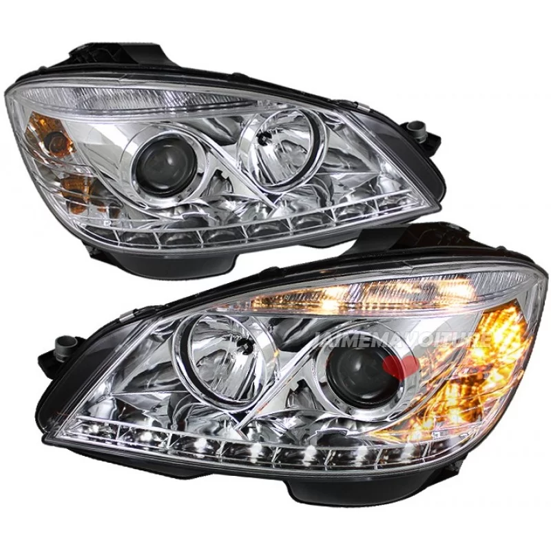 Front lights led Mercedes class C W204 C200 C180 C220 C250 C320 amg